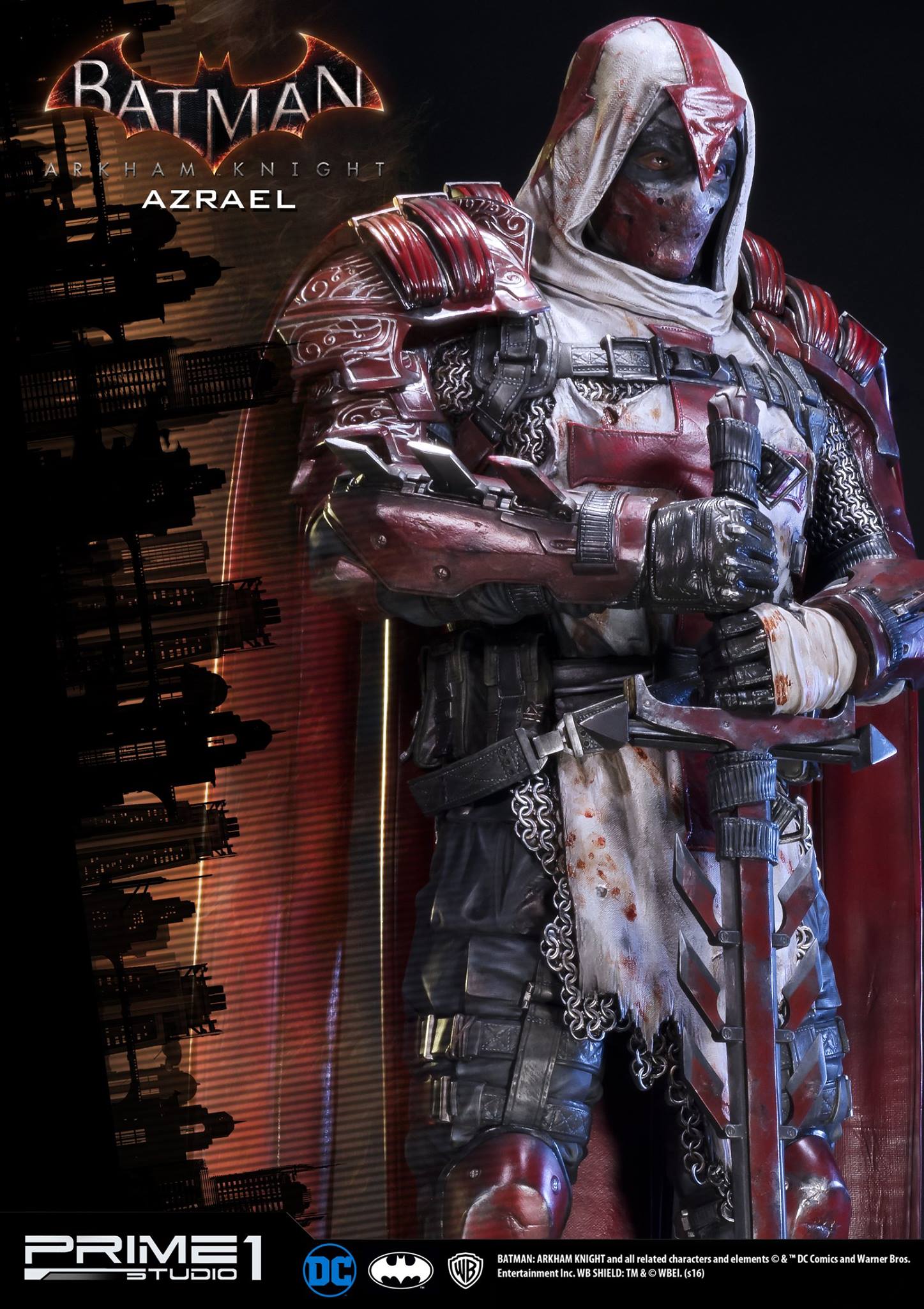 Batman: Arkham Knight - Azrael - Museum Masterline Series  (MMDC-15) - 1/3 (Prime 1 Studio) photo 5