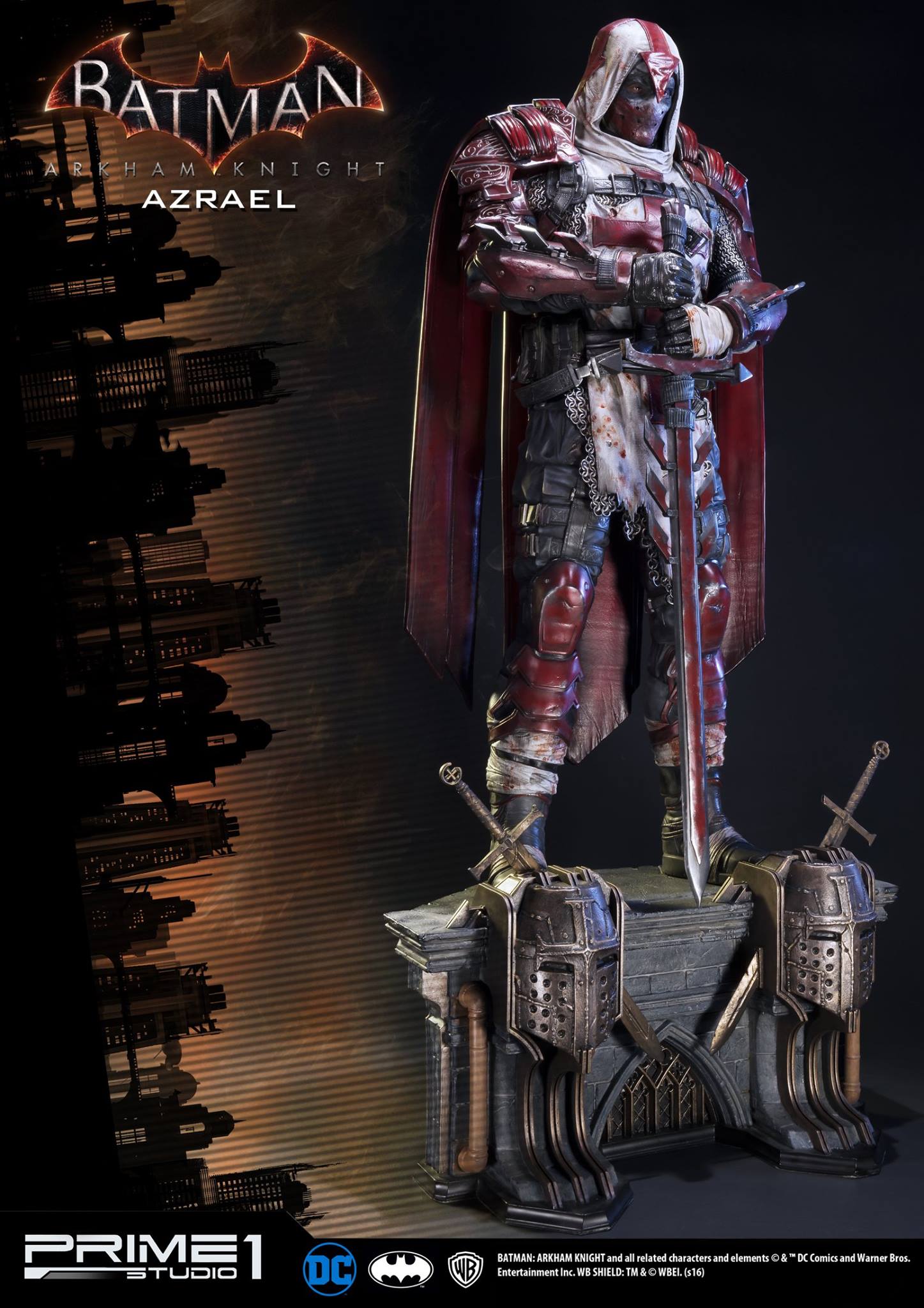 Batman: Arkham Knight - Azrael - Museum Masterline Series  (MMDC-15) - 1/3 (Prime 1 Studio) photo 7