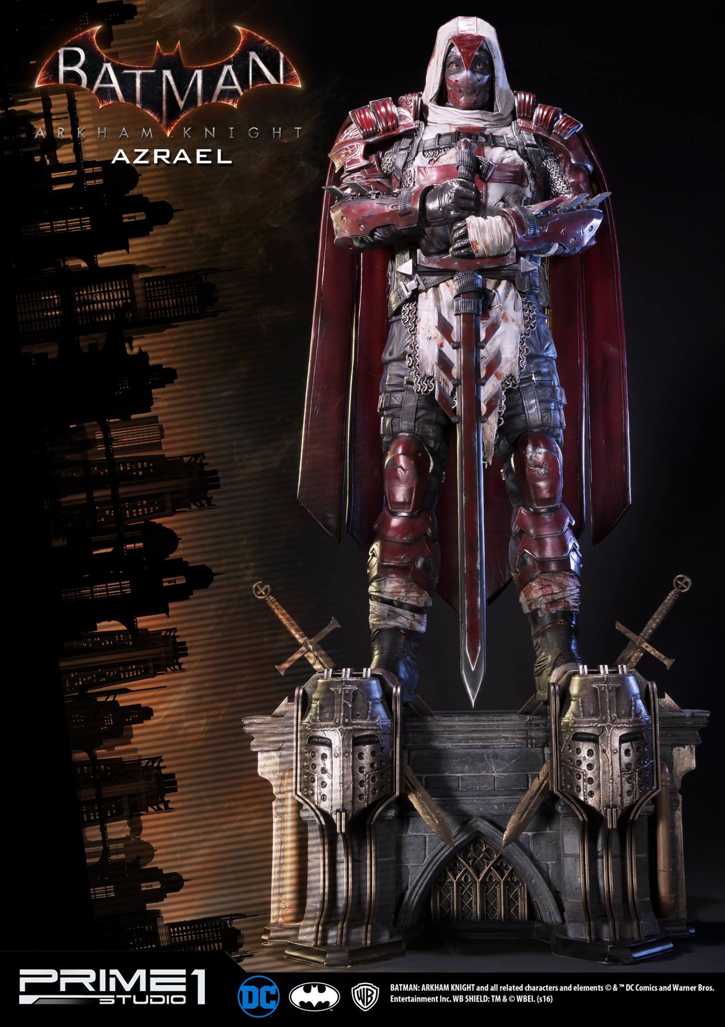 Batman: Arkham Knight - Azrael - Museum Masterline Series  (MMDC-15) - 1/3 (Prime 1 Studio) photo 8