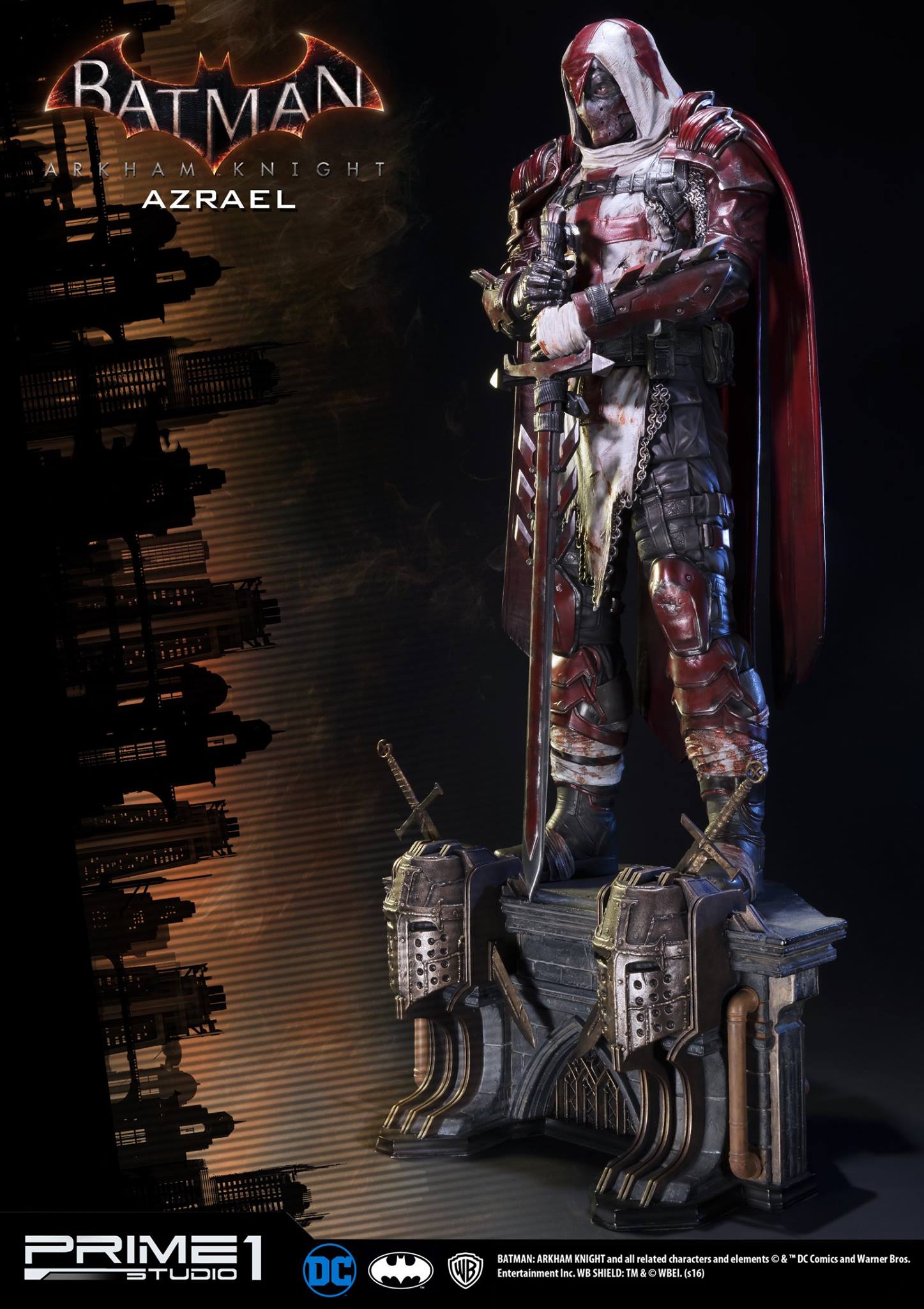 Batman: Arkham Knight - Azrael - Museum Masterline Series  (MMDC-15) - 1/3 (Prime 1 Studio) photo 9