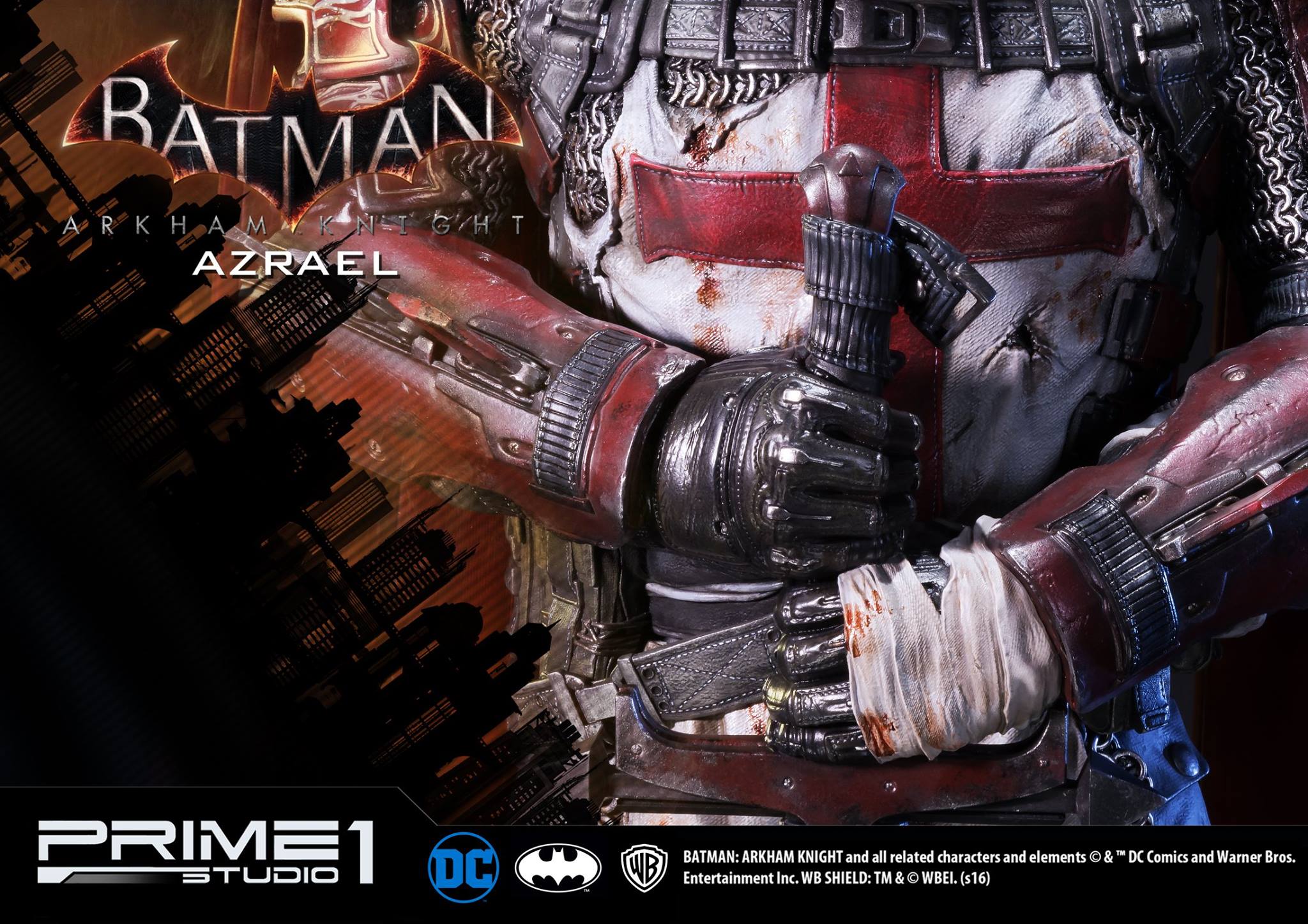 Batman: Arkham Knight - Azrael - Museum Masterline Series  (MMDC-15) - 1/3 (Prime 1 Studio) photo 15