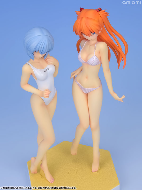 Shin Seiki Evangelion - Souryuu Asuka Langley - Beach Queens - 1/10 - Comic Ver. (Wave) photo 15
