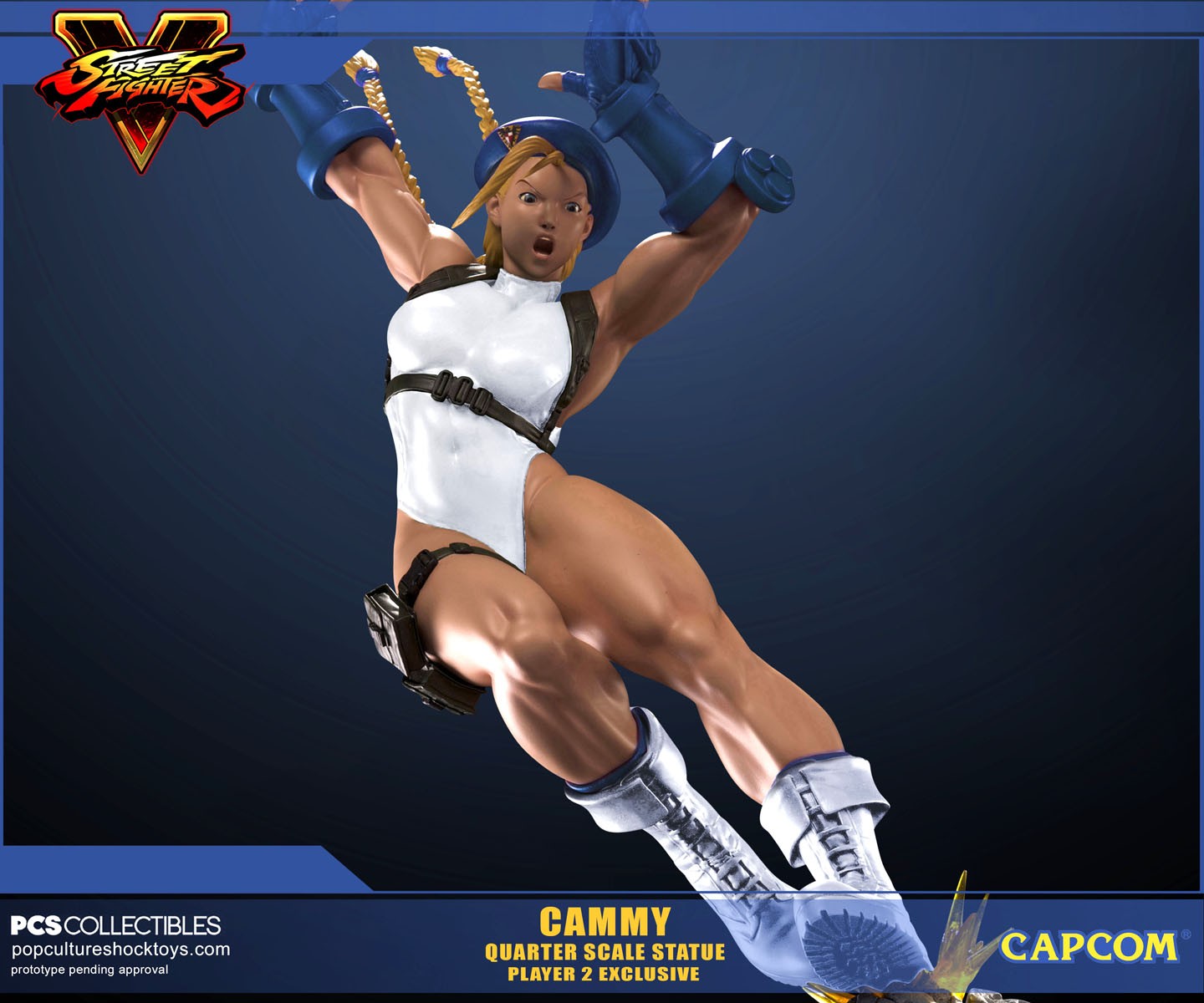 Street Fighter V - Cammy - Street Fighter Ultra - 1/4 - PCS Exclusive, Player 2 (Premium Collectibles Studio)
