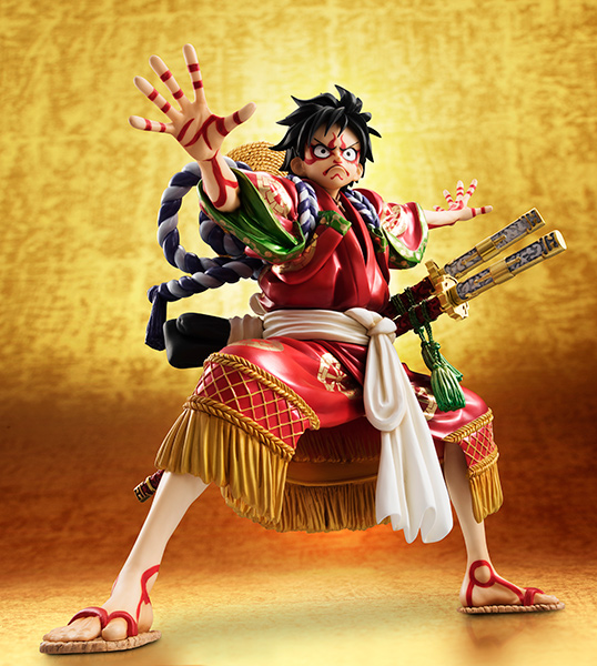 Super Kabuki II: One Piece - Monkey D. Luffy - Excellent Model - Portrait.Of.Pirates "Kabuki-Edition" - 1/8 (MegaHouse) photo 3