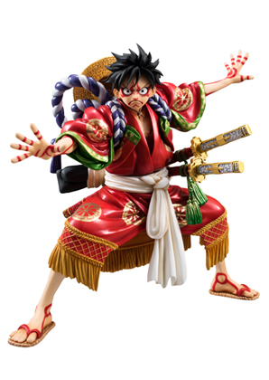 Super Kabuki II: One Piece - Monkey D. Luffy - Excellent Model - Portrait.Of.Pirates "Kabuki-Edition" - 1/8 (MegaHouse) photo 5