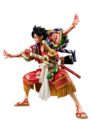 Super Kabuki II: One Piece - Monkey D. Luffy - Excellent Model - Portrait.Of.Pirates "Kabuki-Edition" - 1/8 (MegaHouse) photo 7