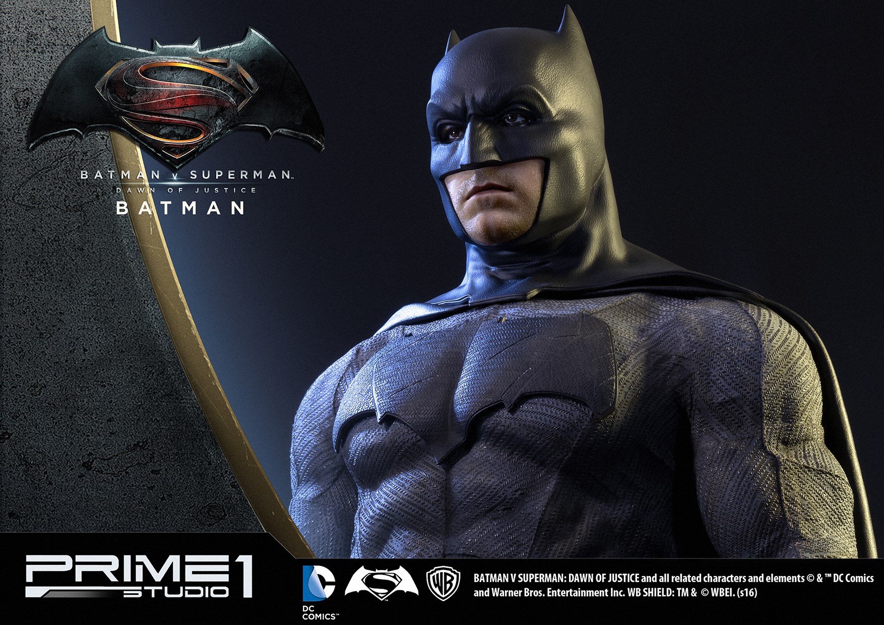 Batman v Superman: Dawn of Justice - Batman - High Definition Museum Masterline Series (HDMMDC-05) - 1/2 (Prime 1 Studio) photo 9