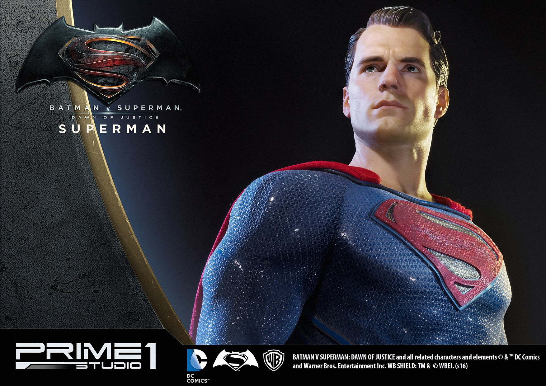 Batman v Superman: Dawn of Justice - Superman - High Definition Museum Masterline Series (HDMMDC-03) - 1/2 (Prime 1 Studio) photo 9
