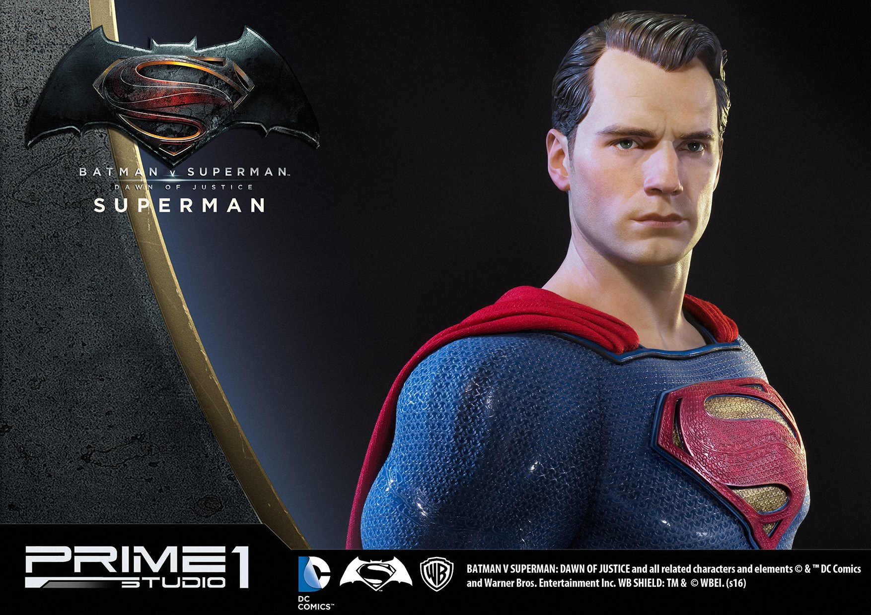 Batman v Superman: Dawn of Justice - Superman - High Definition Museum Masterline Series (HDMMDC-03) - 1/2 (Prime 1 Studio) photo 15