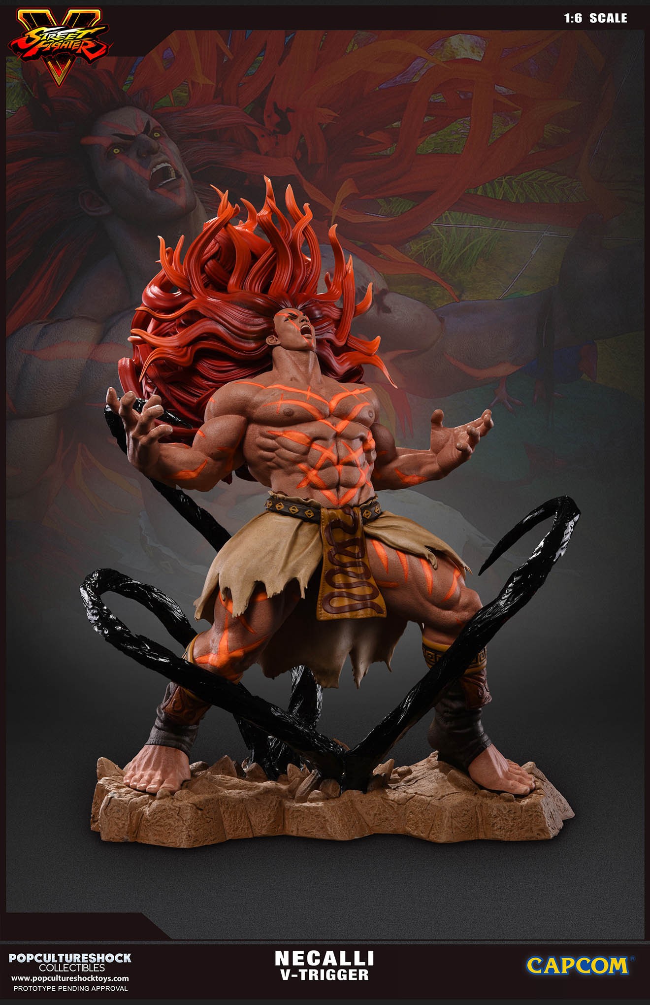 Street Fighter V - Necalli - V-Trigger Statue - 1/6 (Premium Collectibles Studio) photo 9