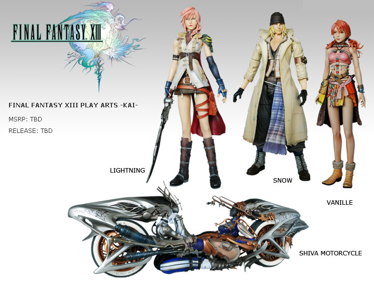 Final Fantasy XIII - Nyx - Styria - Play Arts Kai - Shiva's Bike - Play Arts 改 -Kai- (Square Enix) photo 3