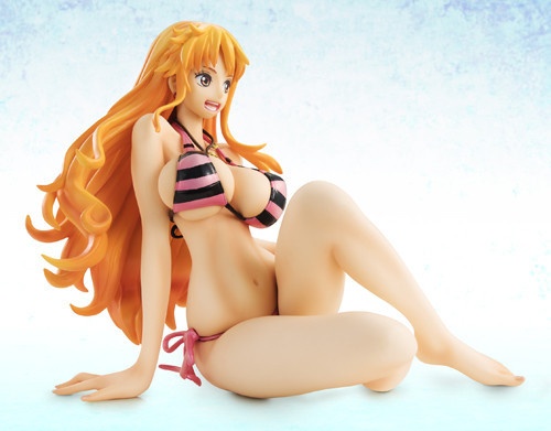 One Piece - Nami - Excellent Model - Portrait Of Pirates Limited Edition - 1/8 - Ver.BB_Pink (MegaHouse) photo 2