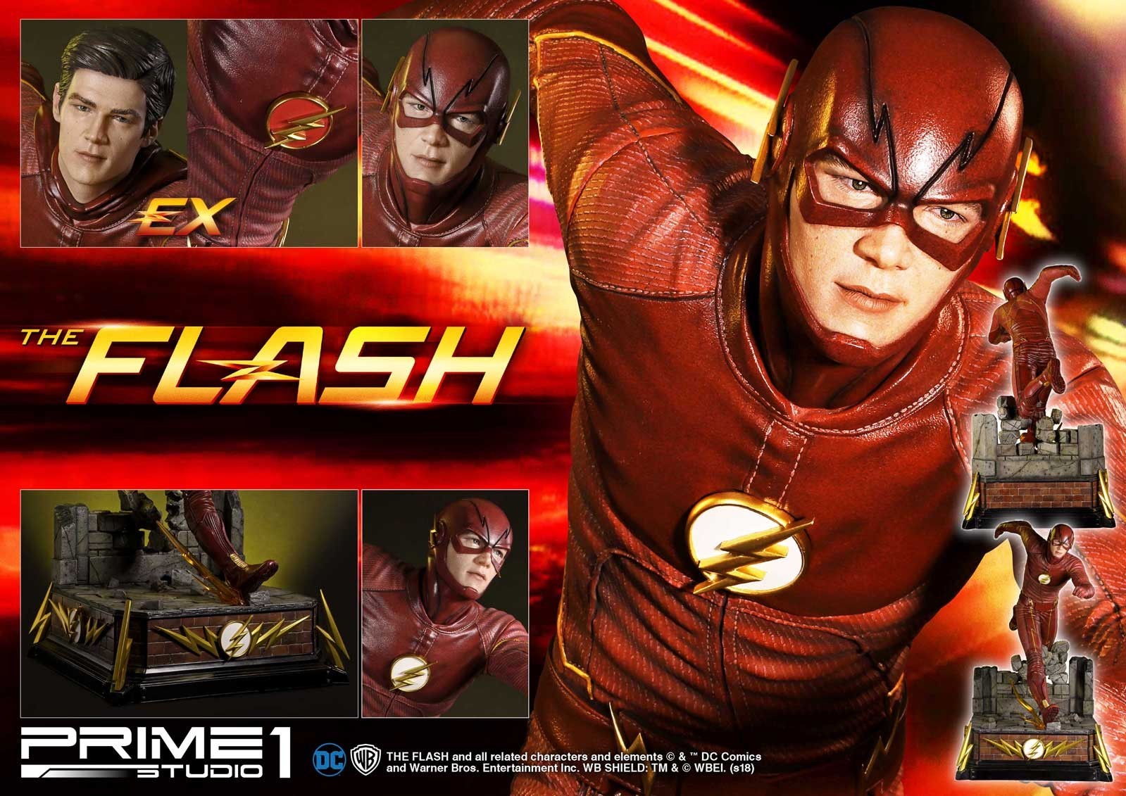The Flash (TV 2014) - Barry Allen - Flash - Museum Masterline Series (MMDCTV-01) - 1/3 (Prime 1 Studio) photo 2