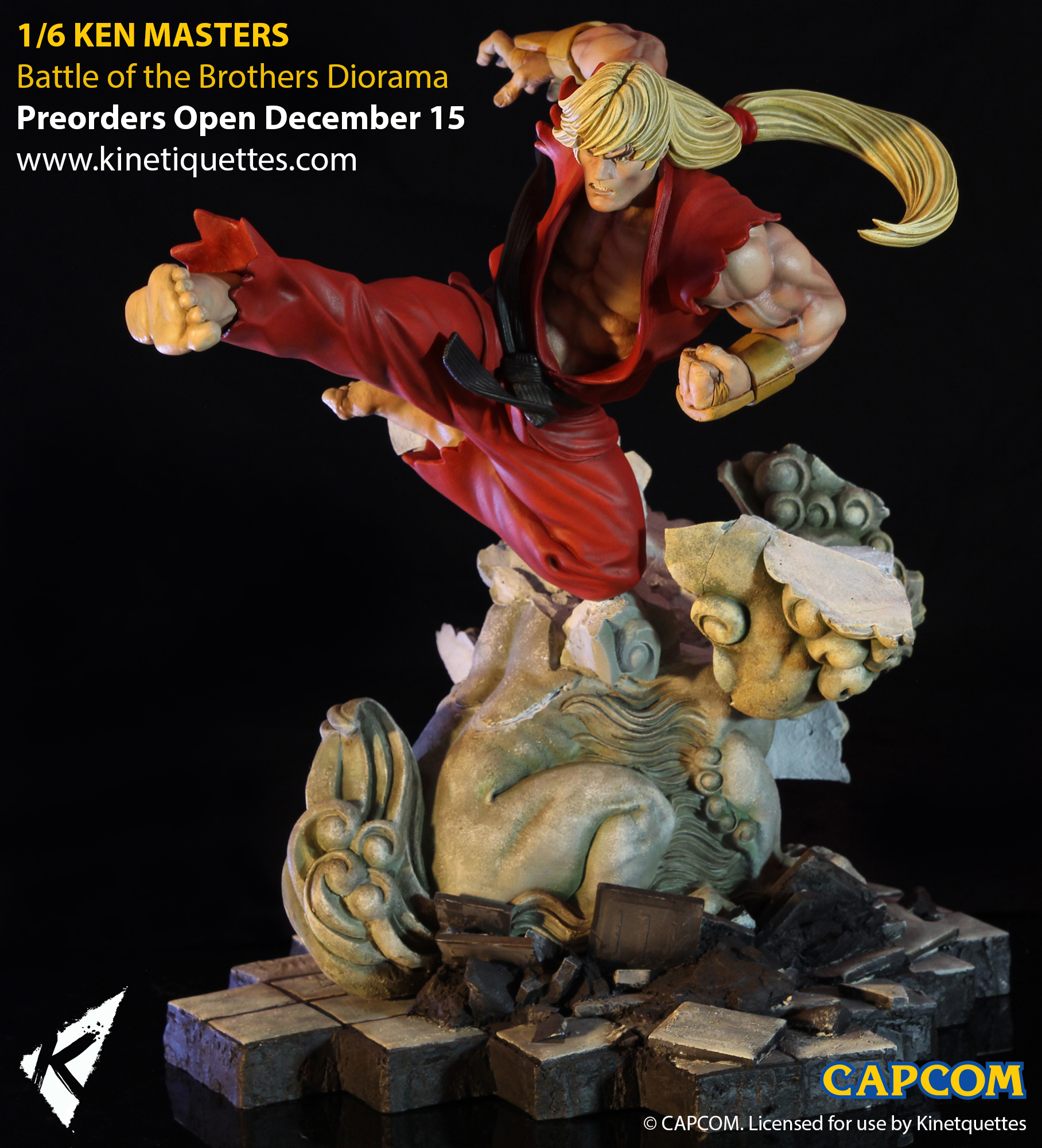 Street Fighter IV - Ken Masters - Battle of the Brothers - 1/6 (Kinetiquettes) photo 4