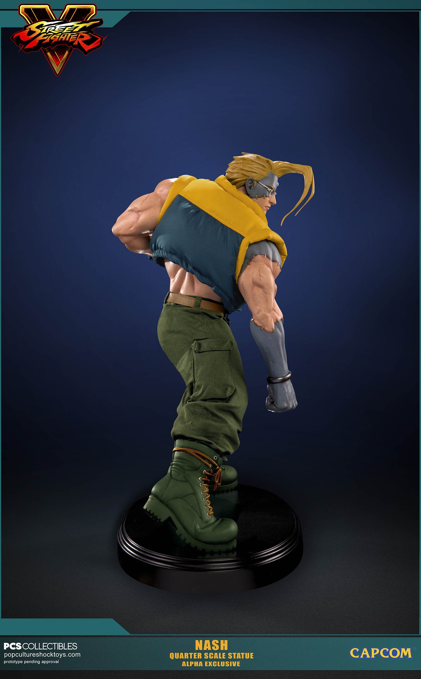 Street Fighter V - Charlie Nash - Mixed Media - 1/4 - PCS Alpha Exclusive (Premium Collectibles Studio) photo 2