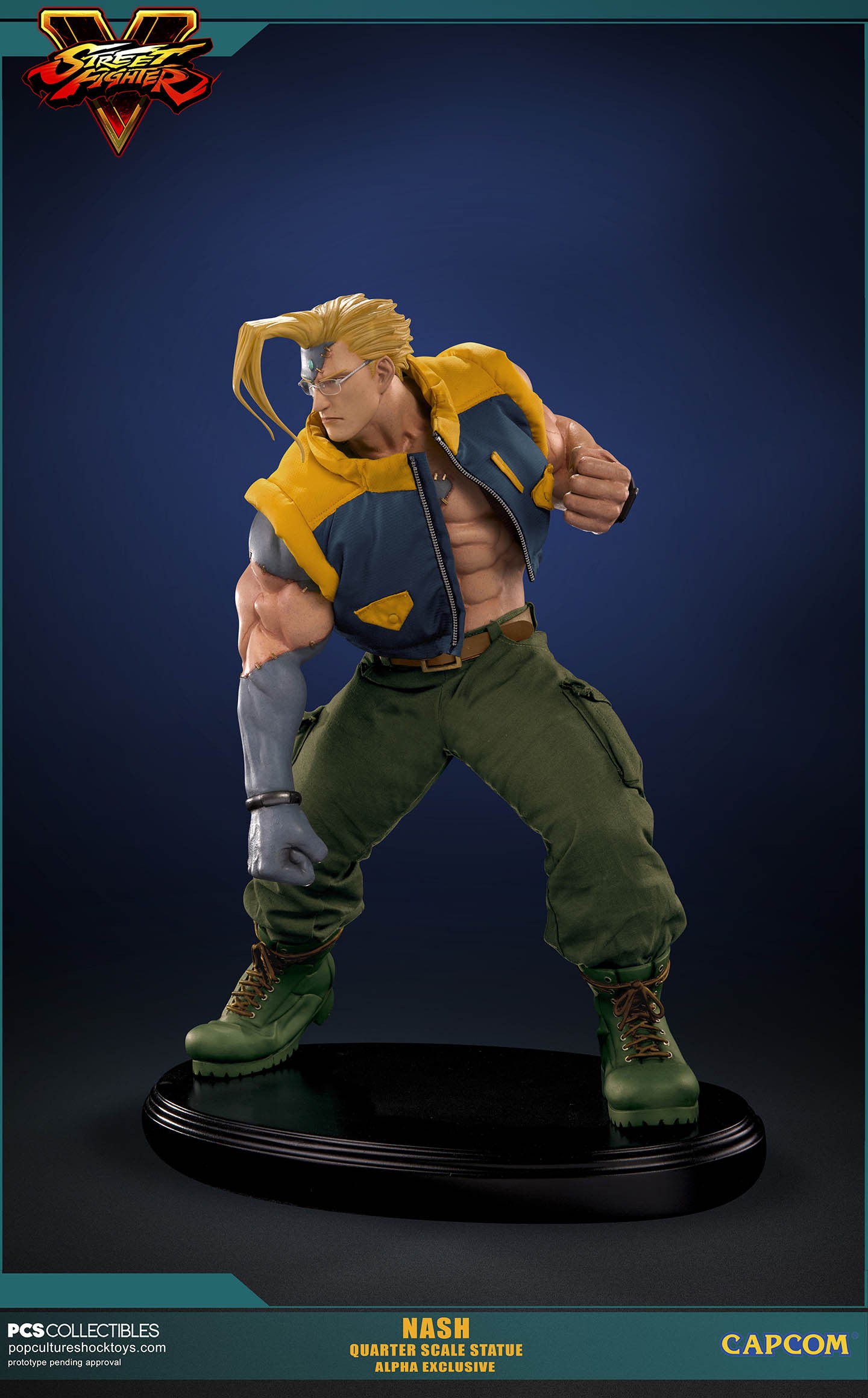 Street Fighter V - Charlie Nash - Mixed Media - 1/4 - PCS Alpha Exclusive (Premium Collectibles Studio) photo 4