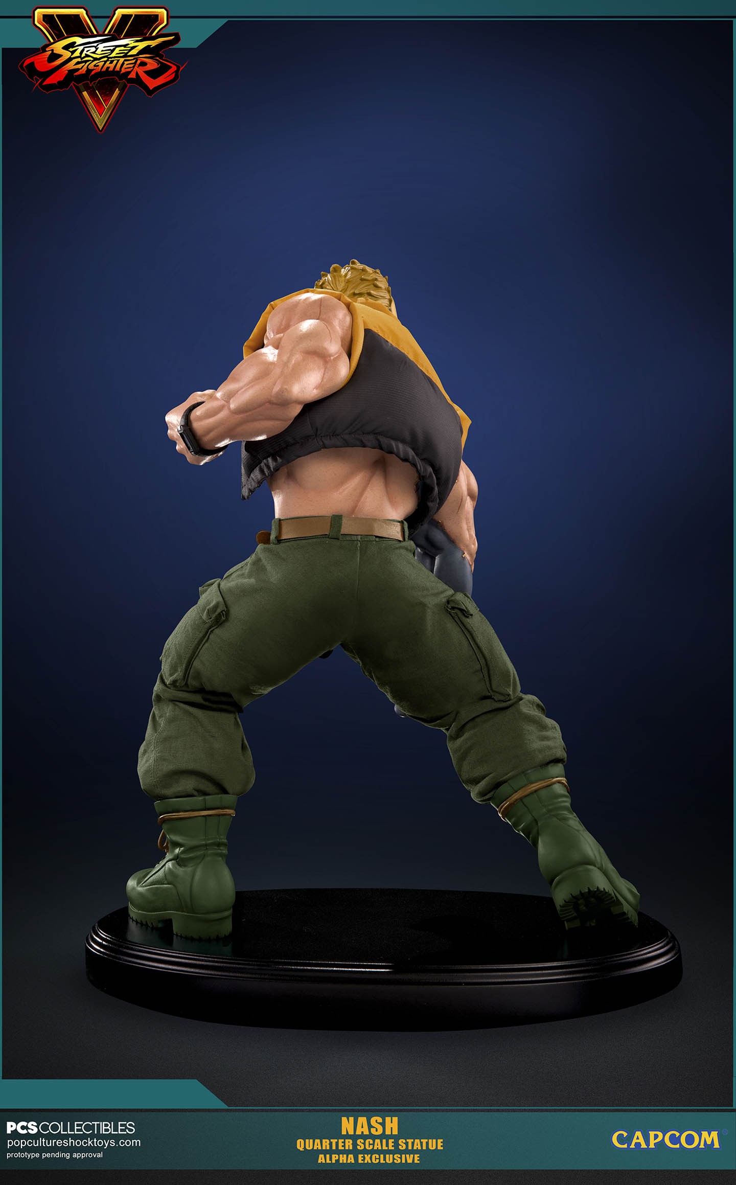 Street Fighter V - Charlie Nash - Mixed Media - 1/4 - PCS Alpha Exclusive (Premium Collectibles Studio) photo 5