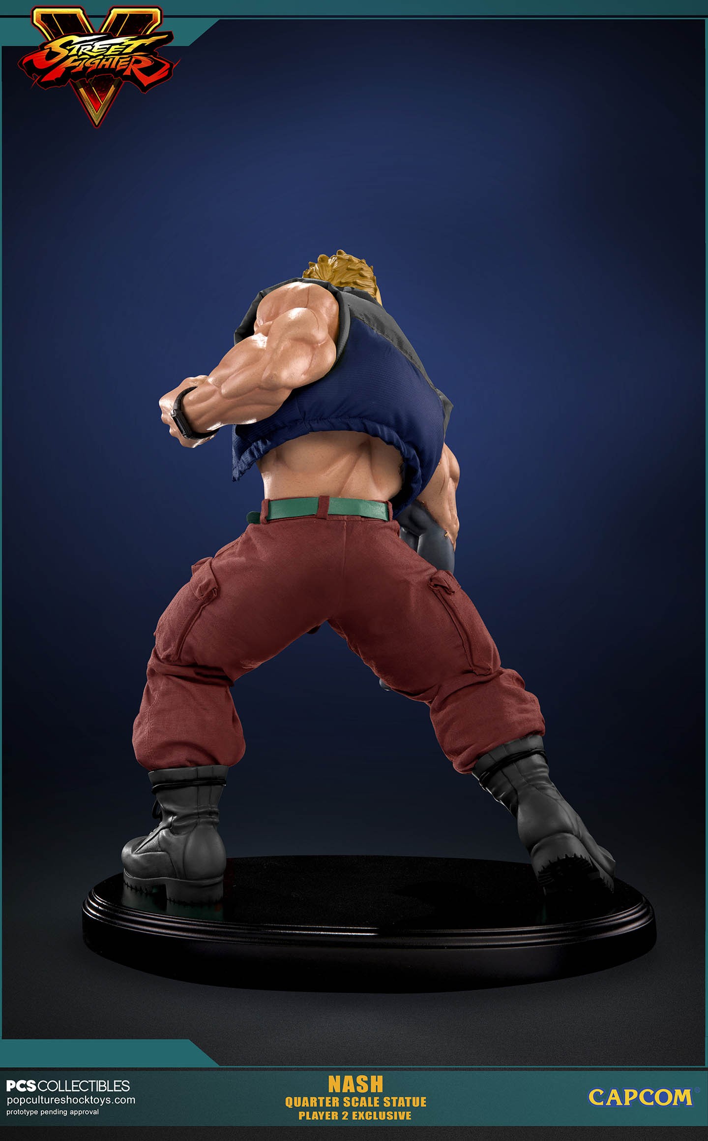 Street Fighter V - Charlie Nash - Mixed Media - 1/4 - PCS Exclusive, Player 2 (Premium Collectibles Studio) photo 3