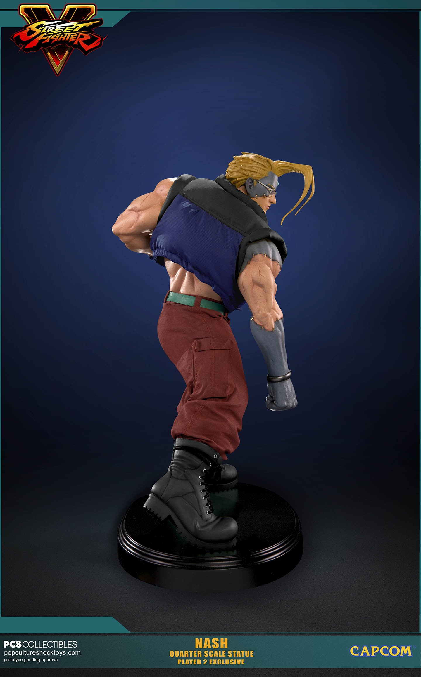 Street Fighter V - Charlie Nash - Mixed Media - 1/4 - PCS Exclusive, Player 2 (Premium Collectibles Studio) photo 4
