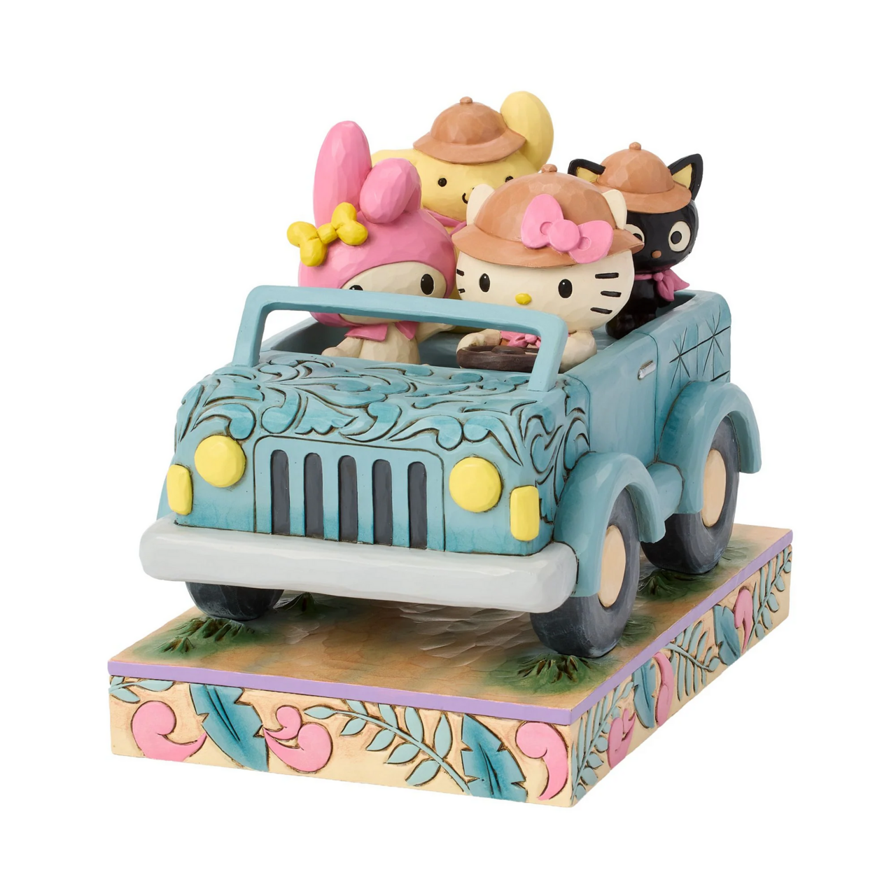 Chococat,Hello Kitty,My Melody,Pompompurin