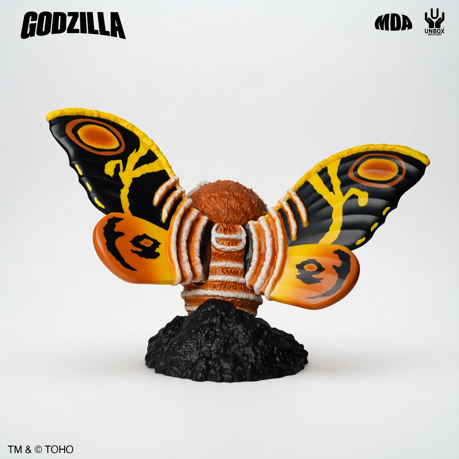 Mothra vs. Gojira - Mothra - MDA x Unbox Industries - Sofubi Figure (Unbox Industries) photo 2