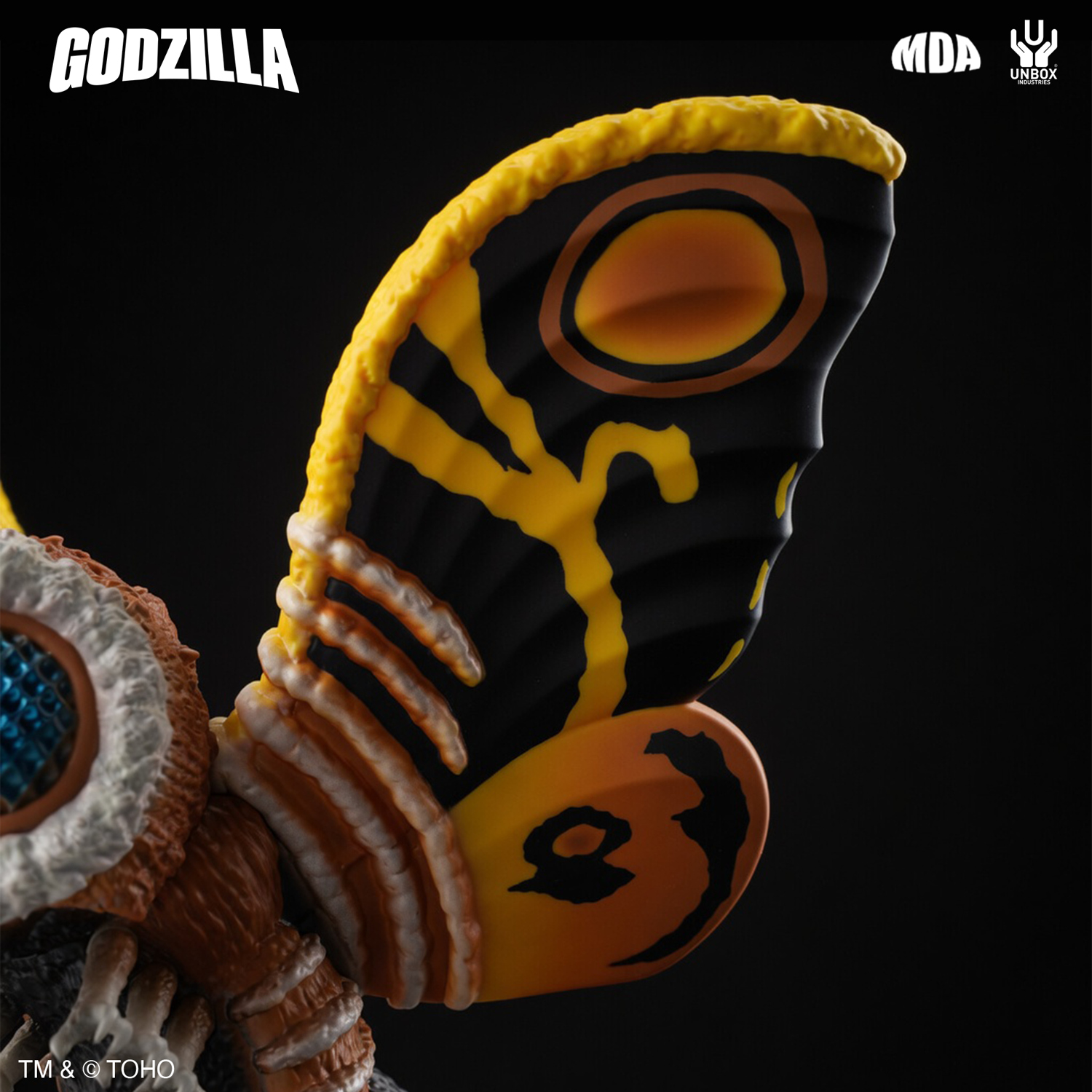 Mothra vs. Gojira - Mothra - MDA x Unbox Industries - Sofubi Figure (Unbox Industries) photo 8