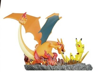 Lizardon,Pikachu