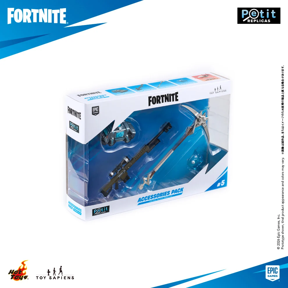 Fortnite - Petit Replicas (#5) - Accessory Pack: Blue Slurpfish, Heavy Sniper Rifle, Apex Predator, Reboot Replica (Hot Toys, Toy Sapiens) photo 2