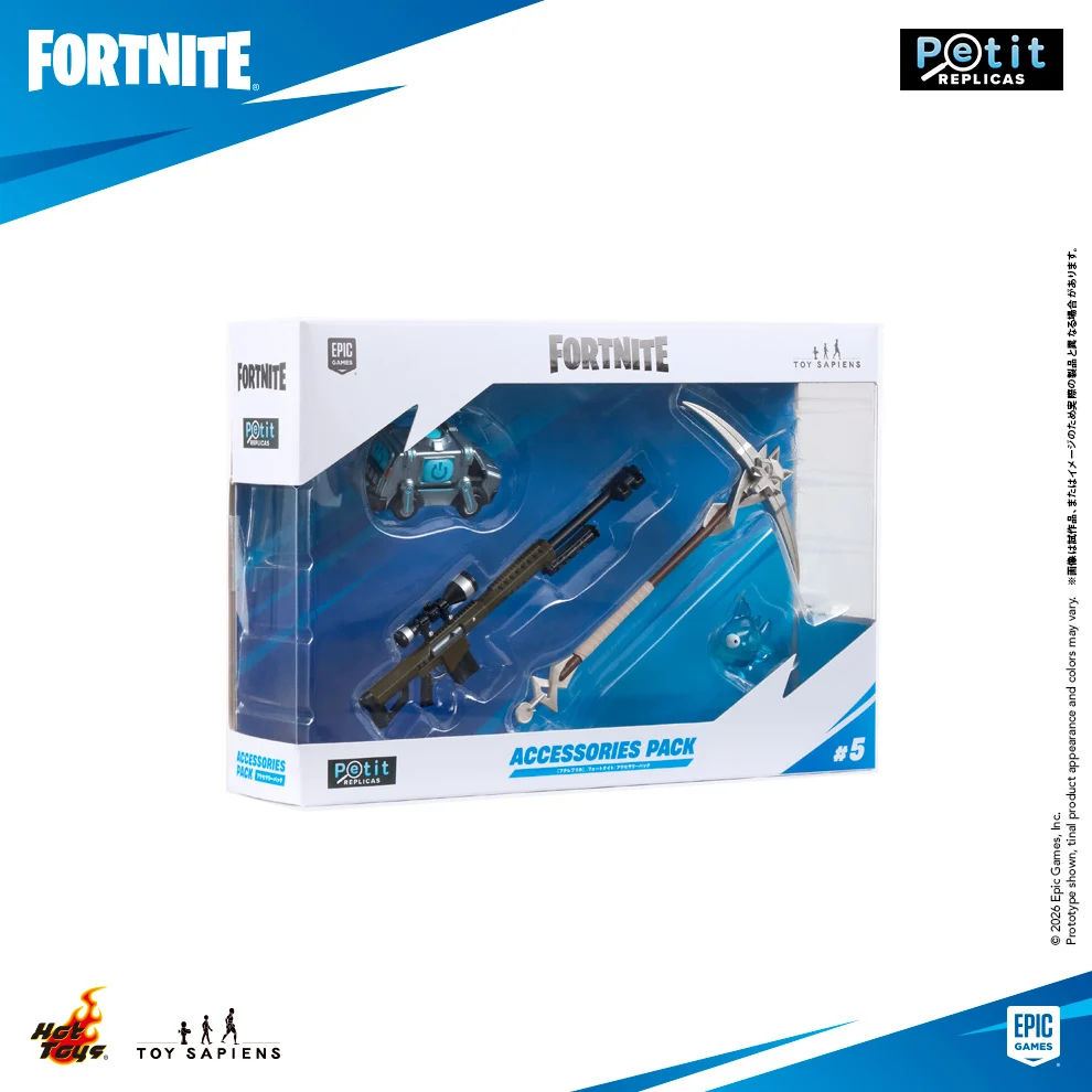 Fortnite - Petit Replicas (#5) - Accessory Pack: Blue Slurpfish, Heavy Sniper Rifle, Apex Predator, Reboot Replica (Hot Toys, Toy Sapiens) photo 3