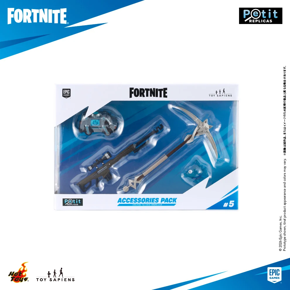 Fortnite - Petit Replicas (#5) - Accessory Pack: Blue Slurpfish, Heavy Sniper Rifle, Apex Predator, Reboot Replica (Hot Toys, Toy Sapiens) photo 4