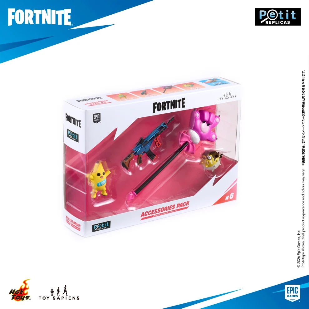 Fortnite - Petit Replicas (#6) - Accessory Pack: Southern Spicy Fish, MK-Seven Assault Rifle, Cuddle Paw, Nanner Buddy (Hot Toys, Toy Sapiens) photo 2