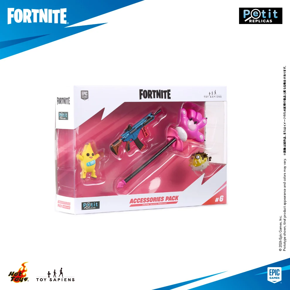 Fortnite - Petit Replicas (#6) - Accessory Pack: Southern Spicy Fish, MK-Seven Assault Rifle, Cuddle Paw, Nanner Buddy (Hot Toys, Toy Sapiens) photo 3