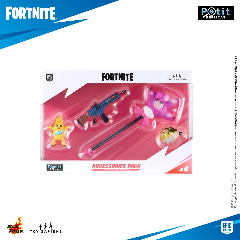 Fortnite - Petit Replicas (#6) - Accessory Pack: Southern Spicy Fish, MK-Seven Assault Rifle, Cuddle Paw, Nanner Buddy (Hot Toys, Toy Sapiens) photo 4