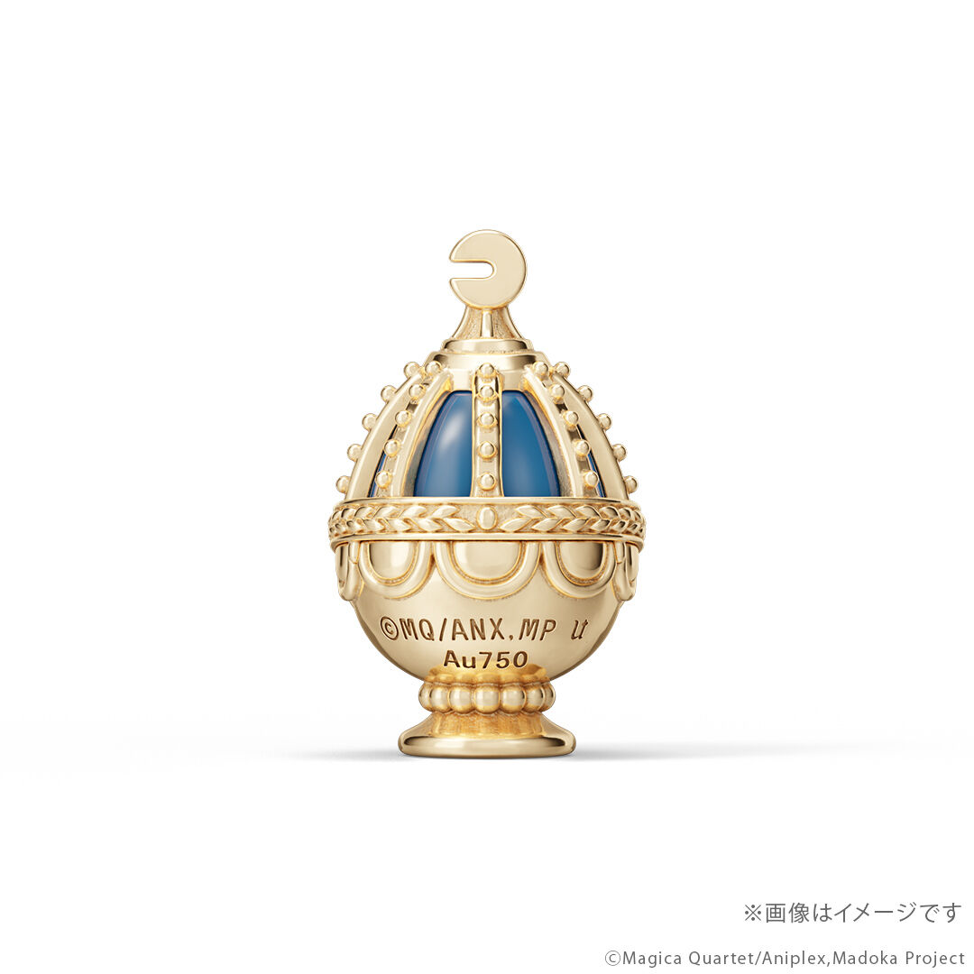 Gekijouban Mahou Shoujo Madoka☆Magica Walpurgis no Kaiten - Miki Sayaka - Mini Figure - Soul Gem Mini Figure - K18 Yellow Gold (U-treasure) photo 3