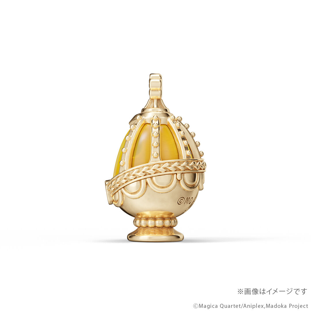 Gekijouban Mahou Shoujo Madoka☆Magica Walpurgis no Kaiten - Tomoe Mami - Mini Figure - Soul Gem Mini Figure - K18 Yellow Gold (U-treasure) photo 2