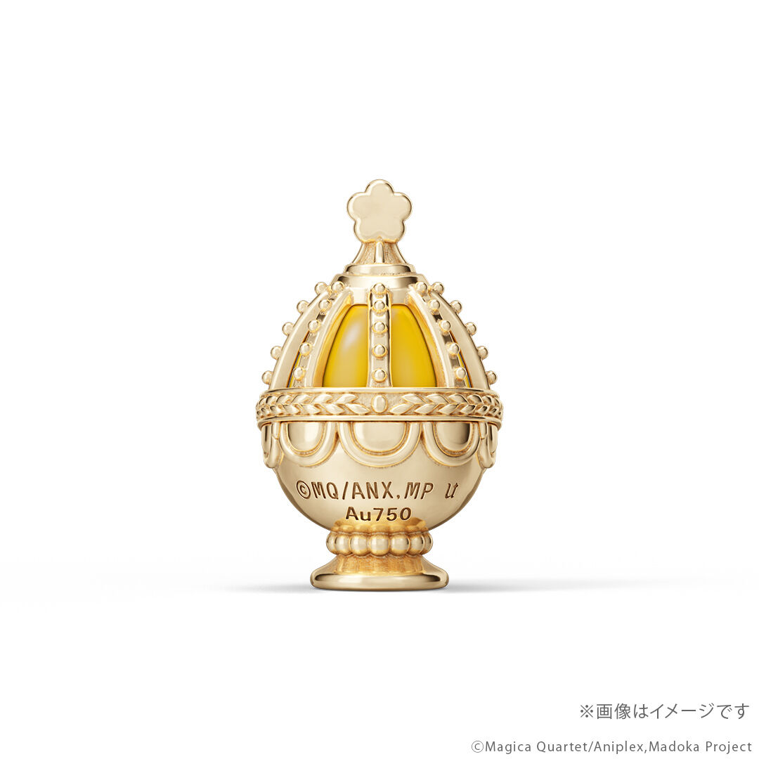 Gekijouban Mahou Shoujo Madoka☆Magica Walpurgis no Kaiten - Tomoe Mami - Mini Figure - Soul Gem Mini Figure - K18 Yellow Gold (U-treasure) photo 3