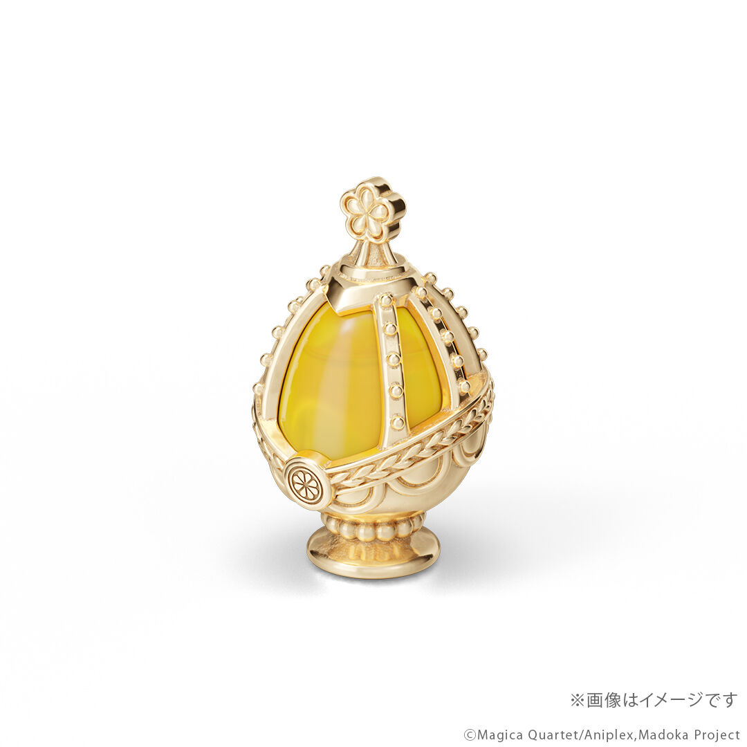 Gekijouban Mahou Shoujo Madoka☆Magica Walpurgis no Kaiten - Tomoe Mami - Mini Figure - Soul Gem Mini Figure - K18 Yellow Gold (U-treasure) photo 4
