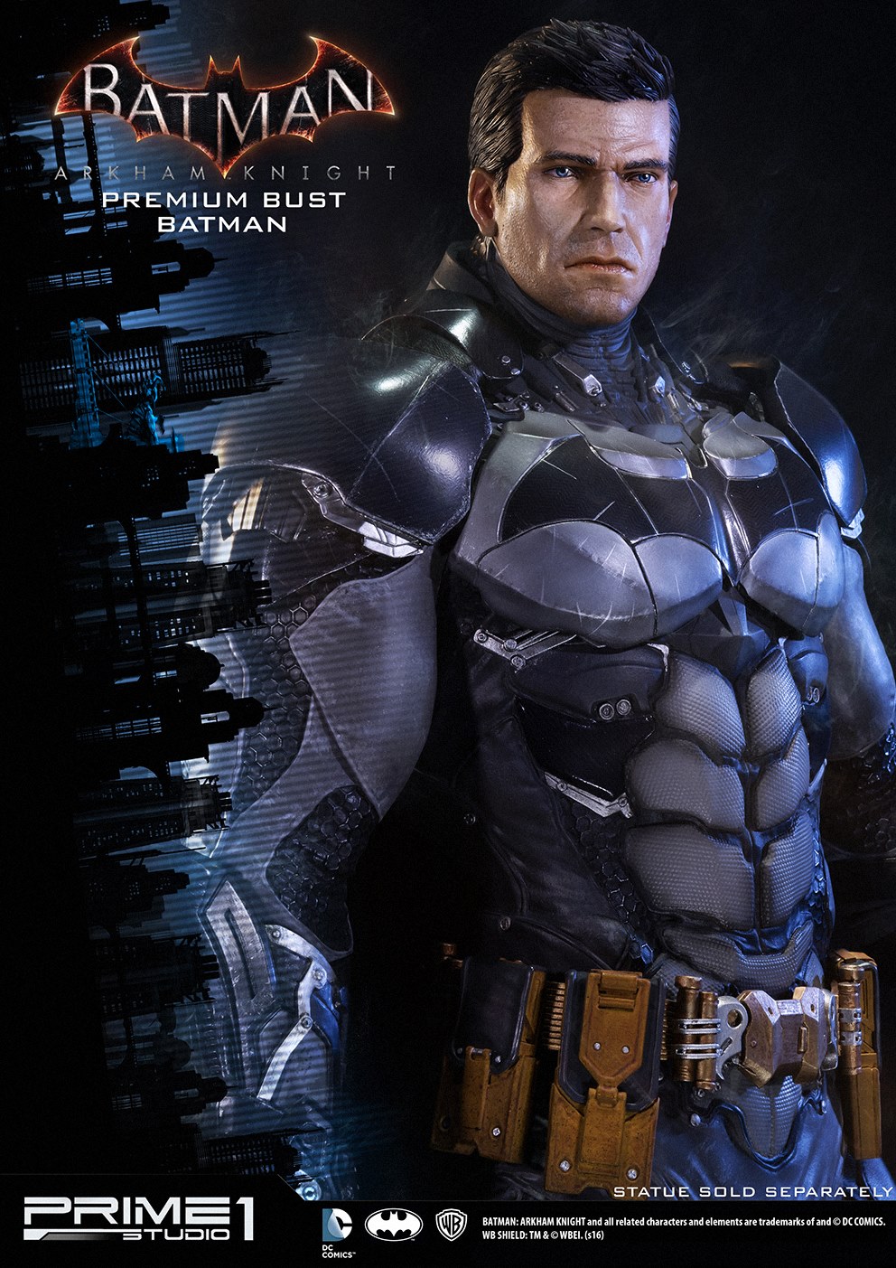 Batman: Arkham Knight - Batman - Bruce Wayne - Bust - Premium Bust  (PBDC-01) - 1/3 (Prime 1 Studio) photo 2