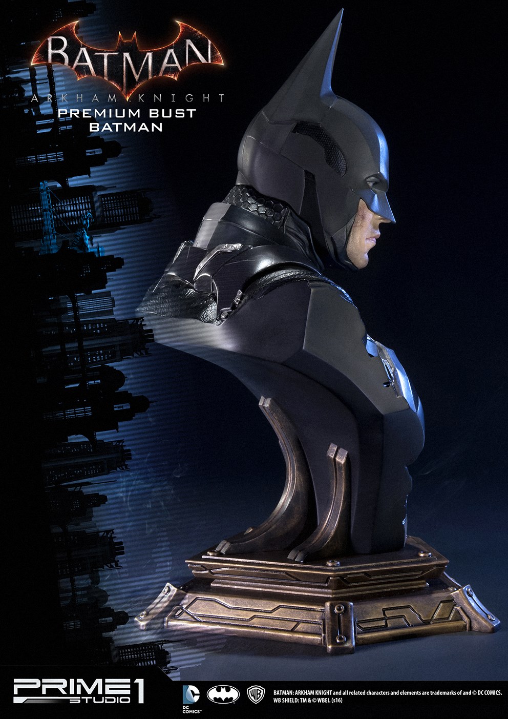 Batman: Arkham Knight - Batman - Bruce Wayne - Bust - Premium Bust  (PBDC-01) - 1/3 (Prime 1 Studio) photo 4