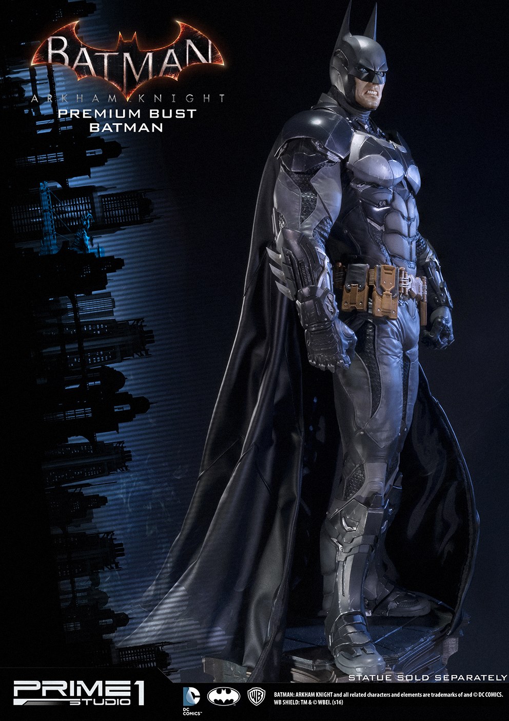 Batman: Arkham Knight - Batman - Bruce Wayne - Bust - Premium Bust  (PBDC-01) - 1/3 (Prime 1 Studio) photo 6