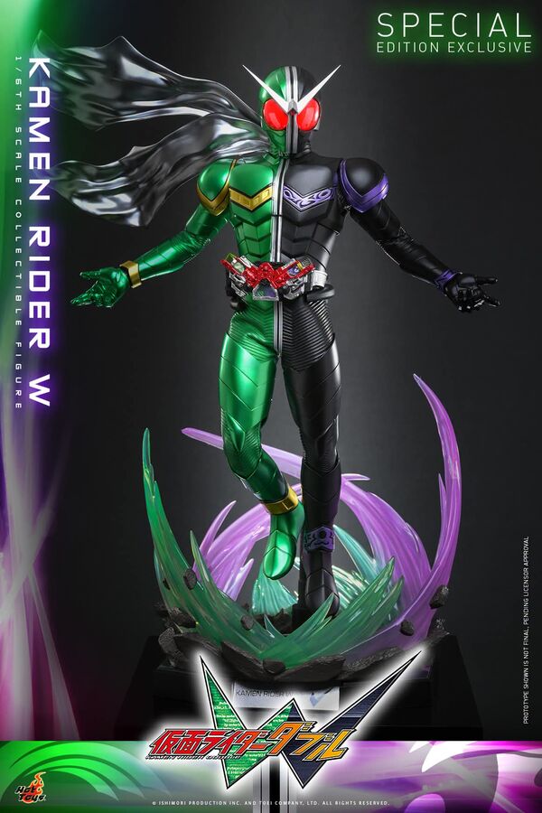 Kamen Rider W - Kamen Rider Double Cyclone Joker - TV Masterpiece - 1/6 - Special Edition (Hot Toys)