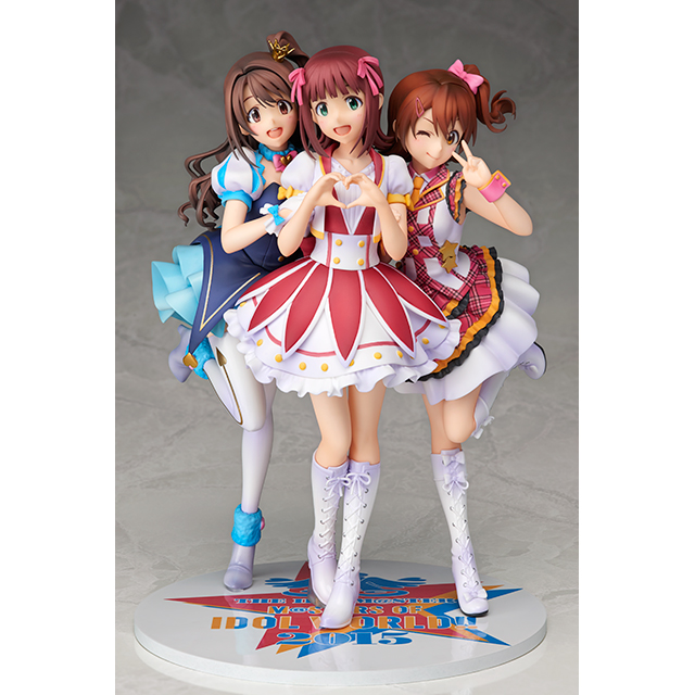 THE iDOLM@STER (TV Animation) - THE iDOLM@STER Cinderella Girls - THE iDOLM@STER Million Live! - Amami Haruka - Kasuga Mirai - Shimamura Uzuki - 1/8 - 10th Memorial Figure (Aniplex, Stronger) photo 5