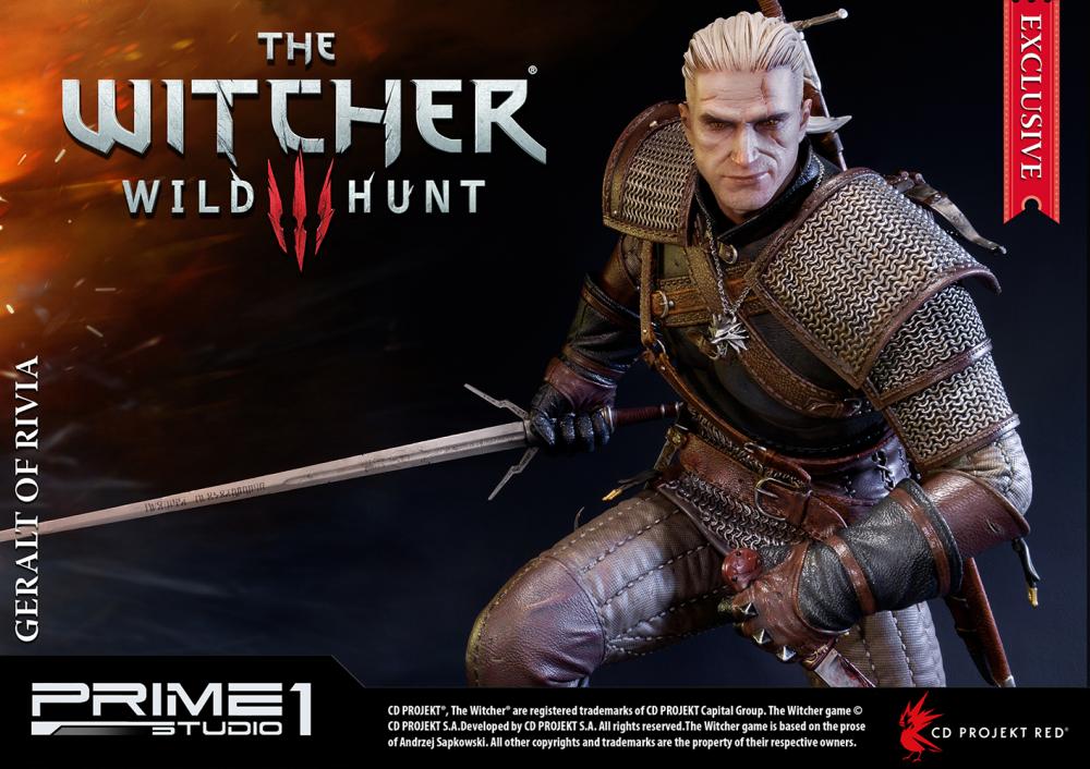 The Witcher 3: Wild Hunt - Geralt - Howler - Premium Masterline  (PMW3-01) - 1/4 (Prime 1 Studio)