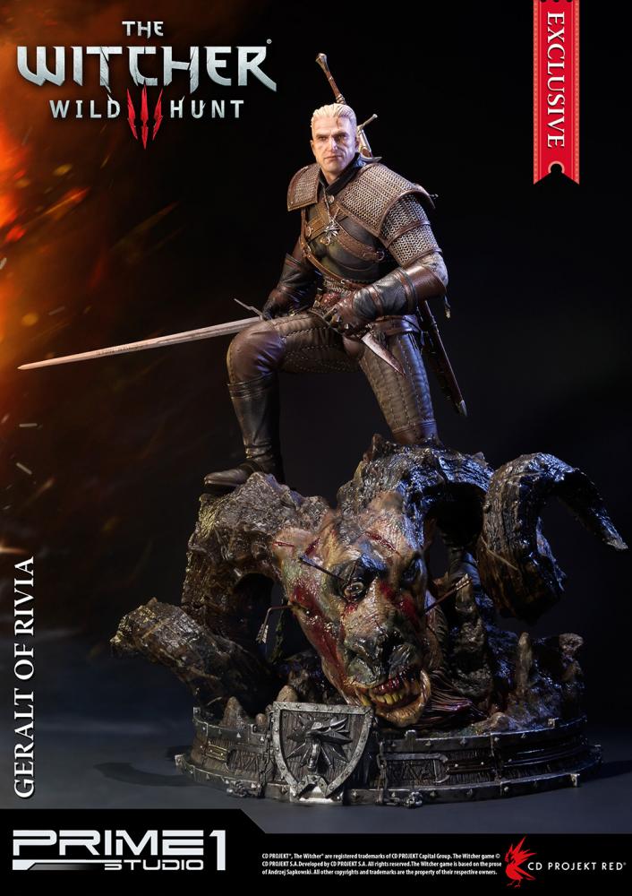 The Witcher 3: Wild Hunt - Geralt - Howler - Premium Masterline  (PMW3-01) - 1/4 (Prime 1 Studio) photo 2