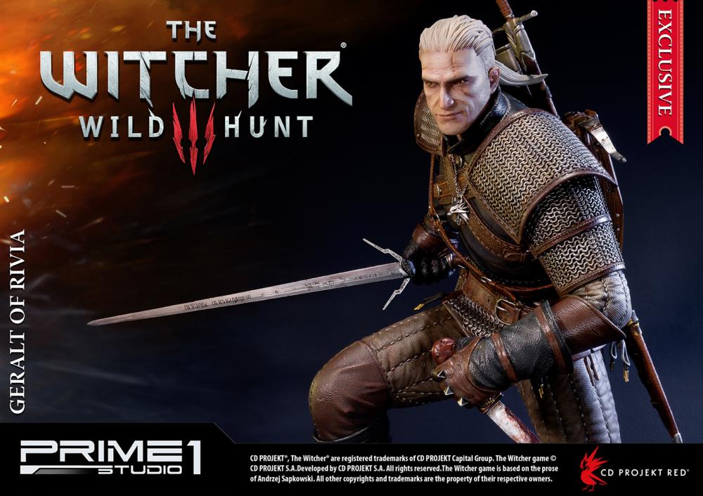 The Witcher 3: Wild Hunt - Geralt - Howler - Premium Masterline  (PMW3-01) - 1/4 (Prime 1 Studio) photo 4