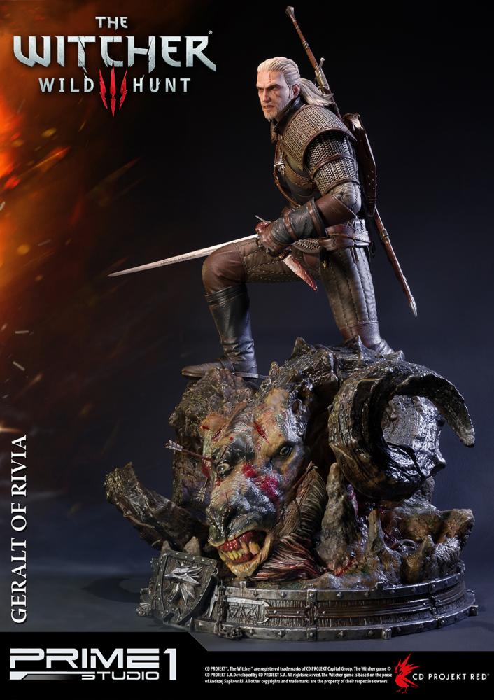 The Witcher 3: Wild Hunt - Geralt - Howler - Premium Masterline  (PMW3-01) - 1/4 (Prime 1 Studio) photo 15