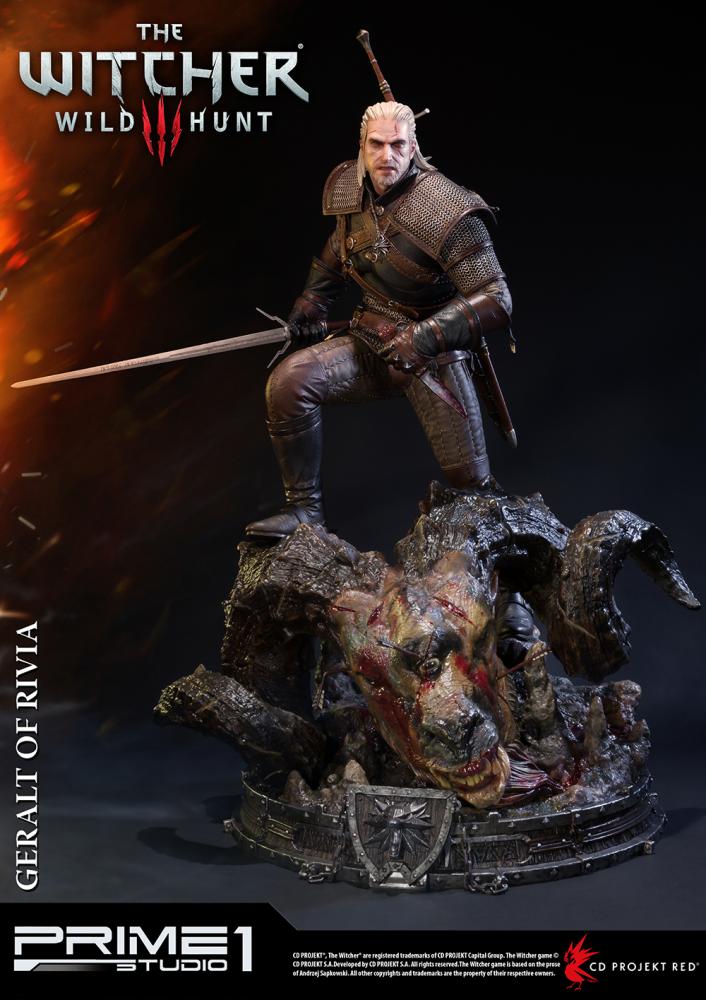 The Witcher 3: Wild Hunt - Geralt - Howler - Premium Masterline  (PMW3-01) - 1/4 (Prime 1 Studio) photo 17