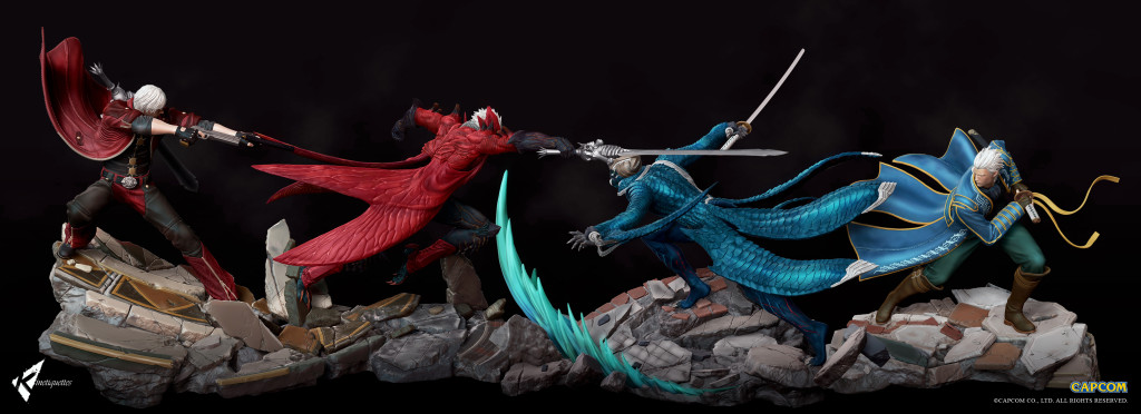 Devil May Cry 4 - Vergil - Diorama - Sons of Sparda - 1/6 (Kinetiquettes) photo 2