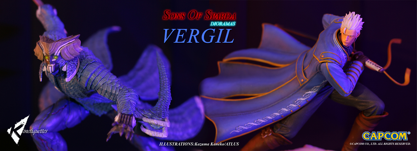 Devil May Cry 4 - Vergil - Diorama - Sons of Sparda - 1/6 (Kinetiquettes) photo 11