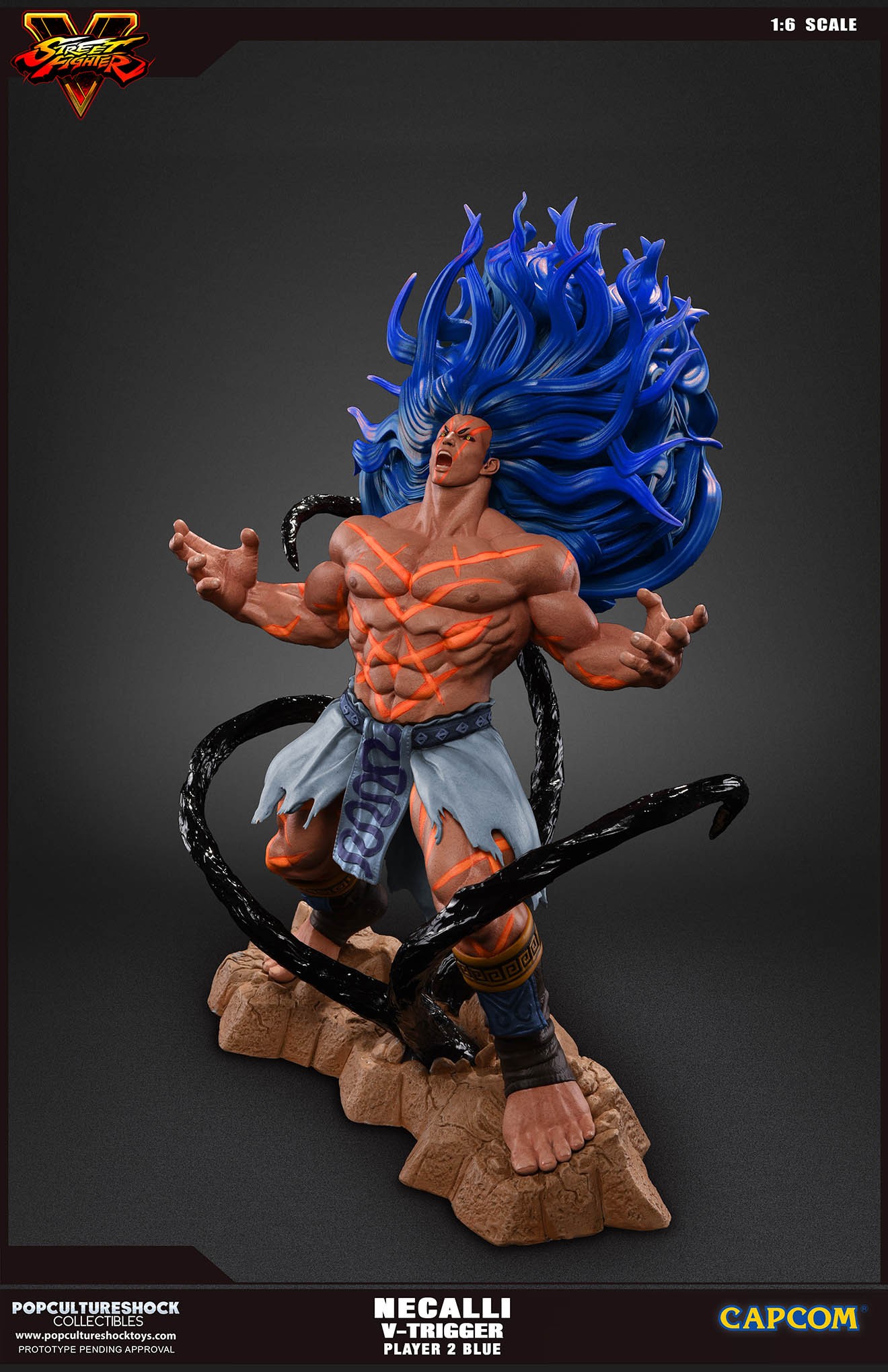 Street Fighter V - Necalli - V-Trigger Statue - 1/6 - PCS Exclusive, Player 2 (Premium Collectibles Studio) photo 2